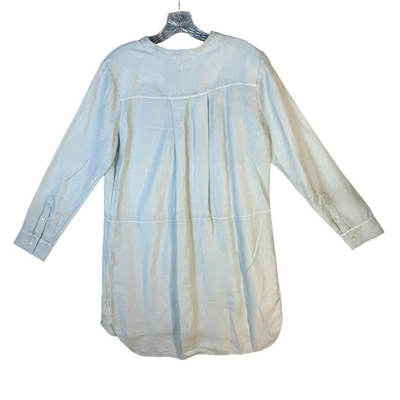 Wilfred Button Up Gray Blue Dress Womens Size Medium - Picture 4 of 11